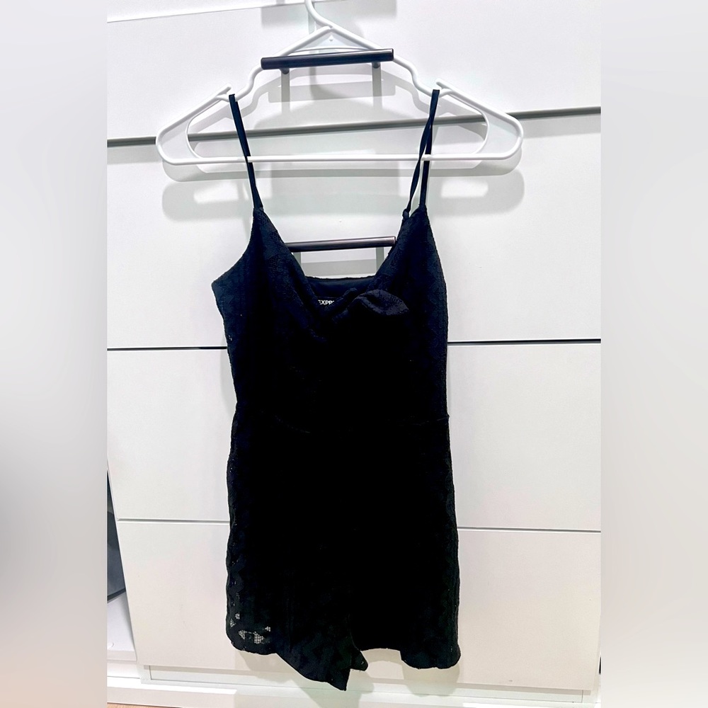 XXS Express black romper